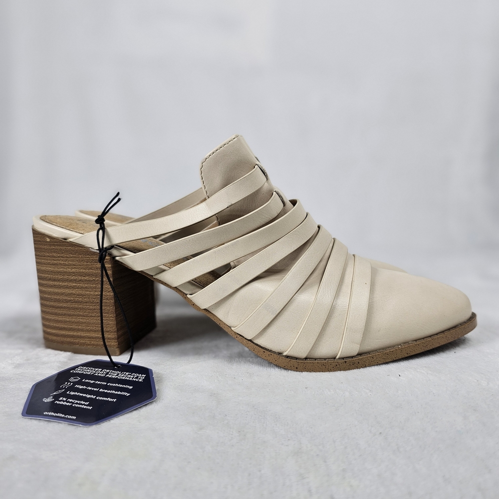 Sonoma Vitalize (LHASAAPSO) Women Size 10 Cream Mules